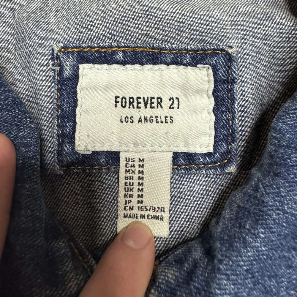 Denim Patch Jacket - image 4